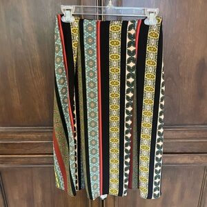 Multicolor Striped Women's Skirt by Anthropologie